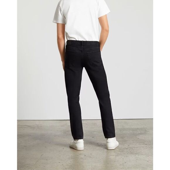 Everlane The Organic Cotton Slim Fit Jean Black Mens Size 33 x 30 NWT - Picture 3 of 12